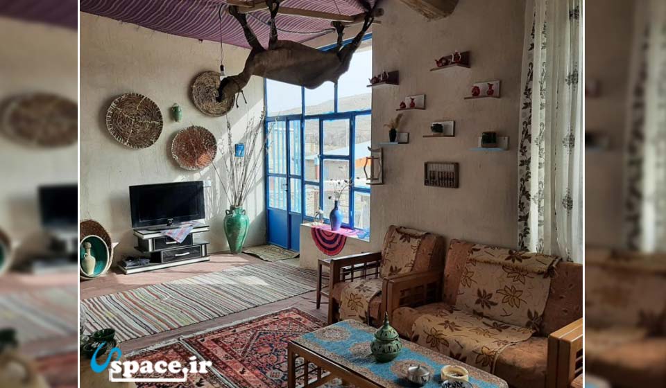 نمای داخلی اقامتگاه بوم گردی حاج بالاخان - جاورسیان - روستای درمن